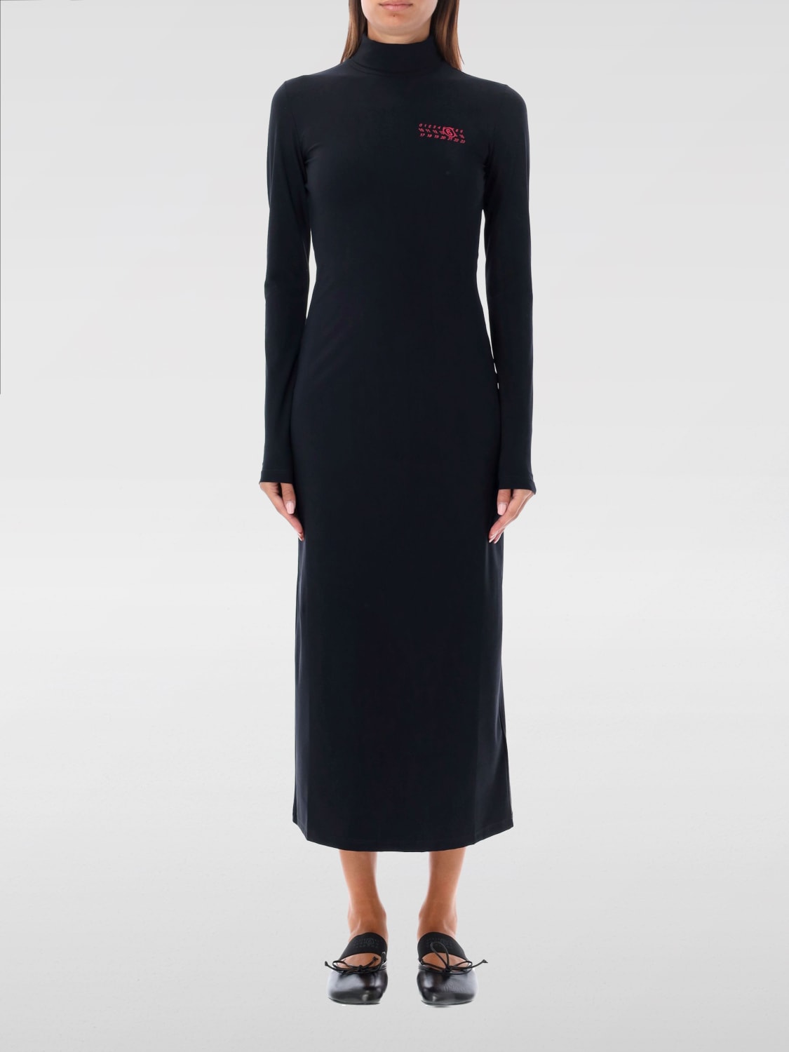 Giglio Abito MM6 Maison Margiela in tessuto elasticizzato