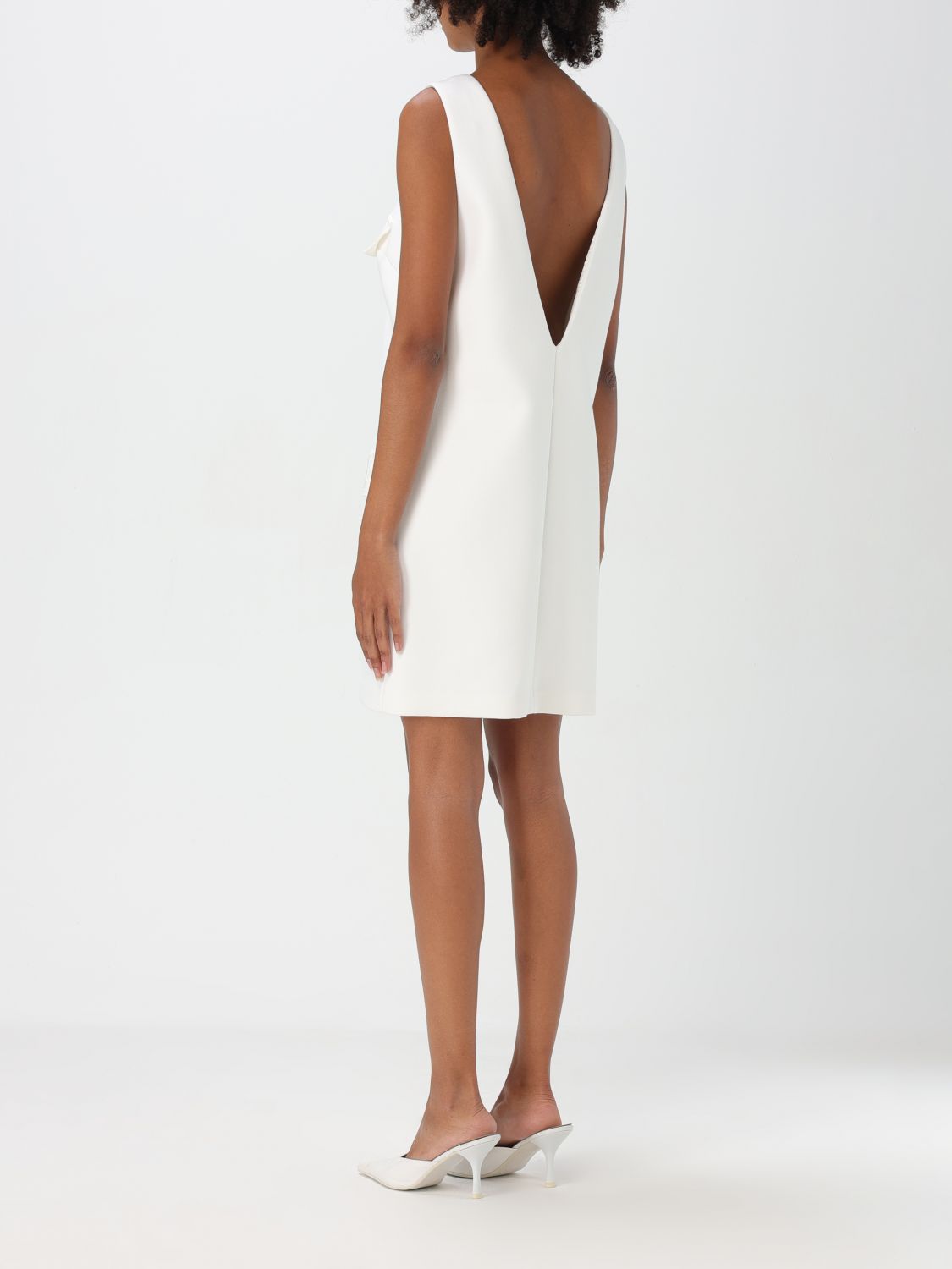 Giglio Abito Monogram Boxy In Crepe Elisabetta Franchi