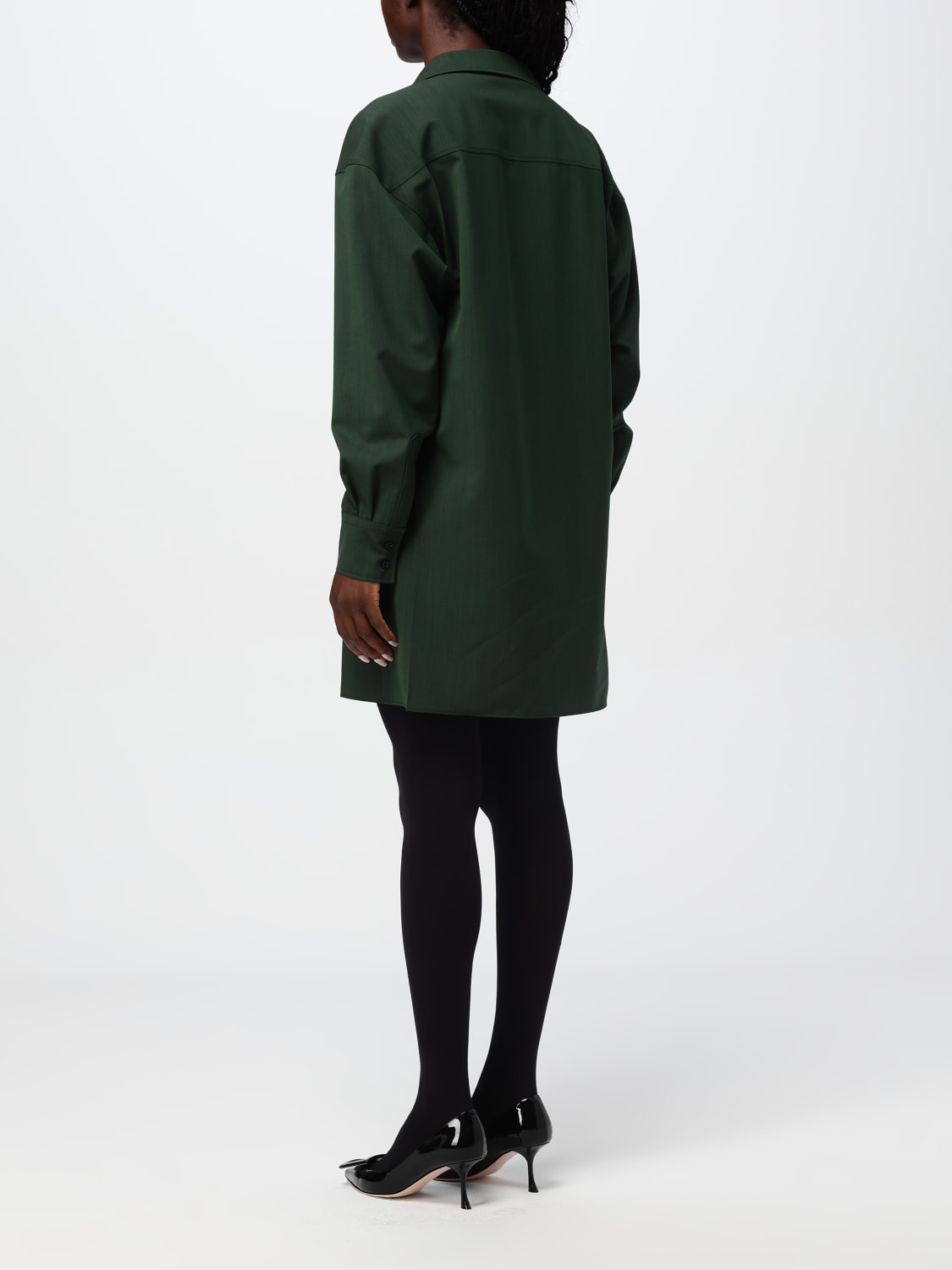 Giglio Abito Philosophy Di Lorenzo Serafini In Misto Lana Stretch