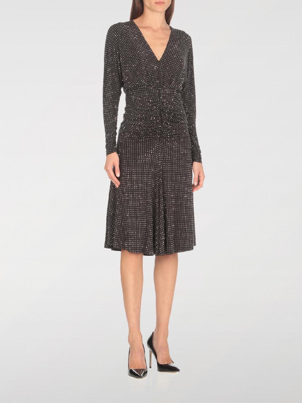 Giglio Abito Pinko in tessuto elasticizzato con strass