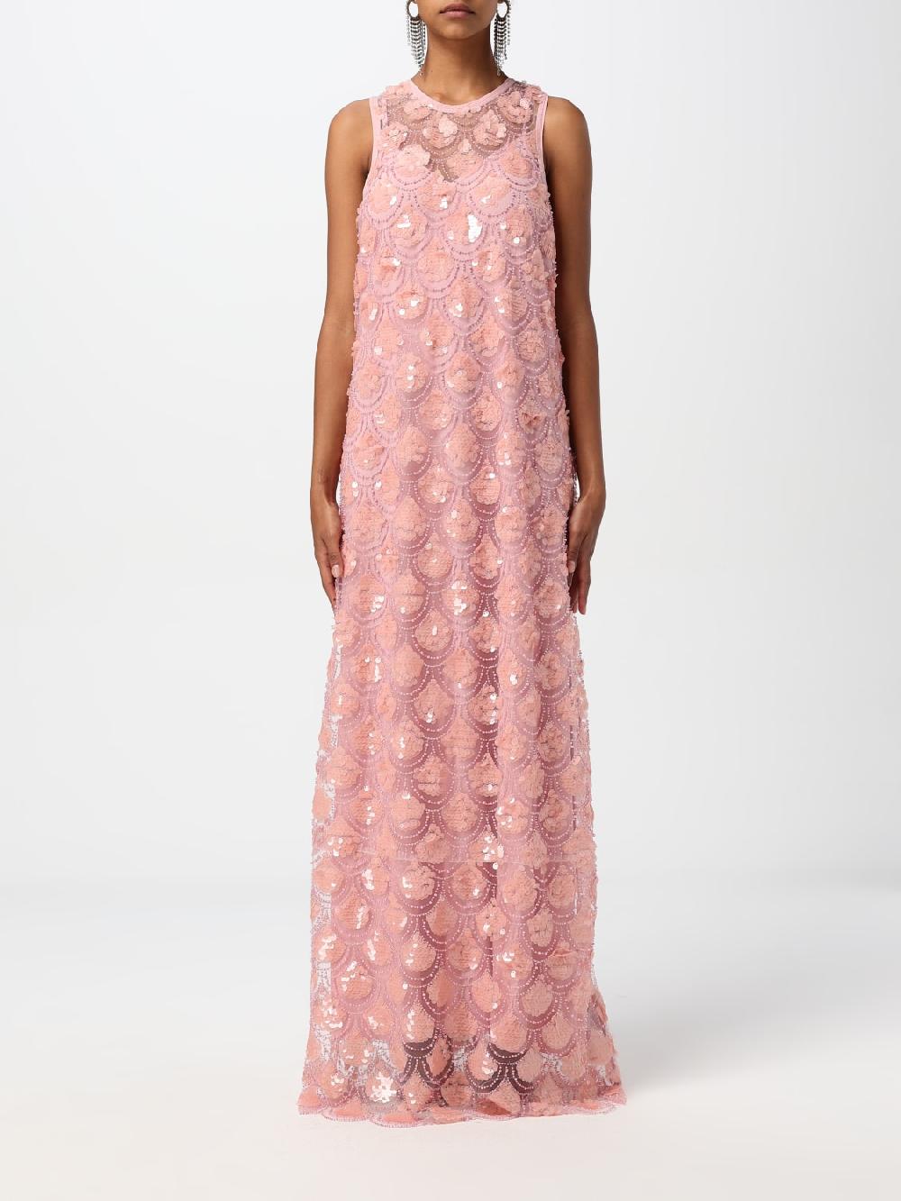 Giglio Abito Rotate in tulle con ricami di paillettes