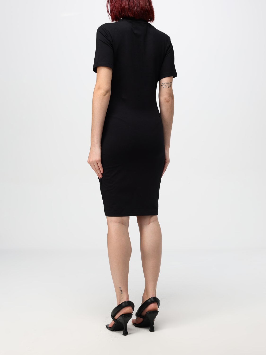 Giglio Abito Versace Jeans Couture In Cotone Stretch