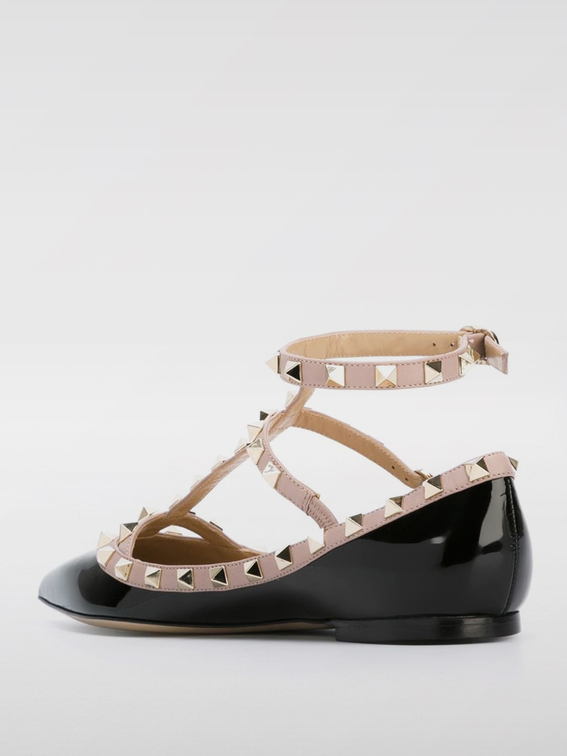 Giglio Ballerina Rockstud Valentino Garavani In Vernice