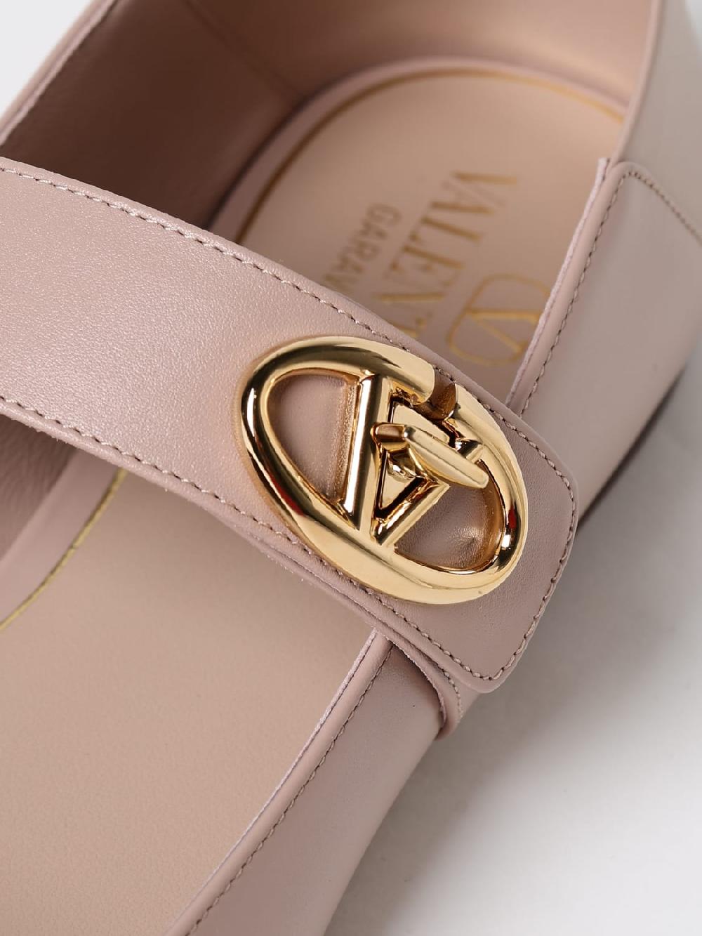 Giglio Ballerina VLogo Signature Valentino Garavani In Pelle