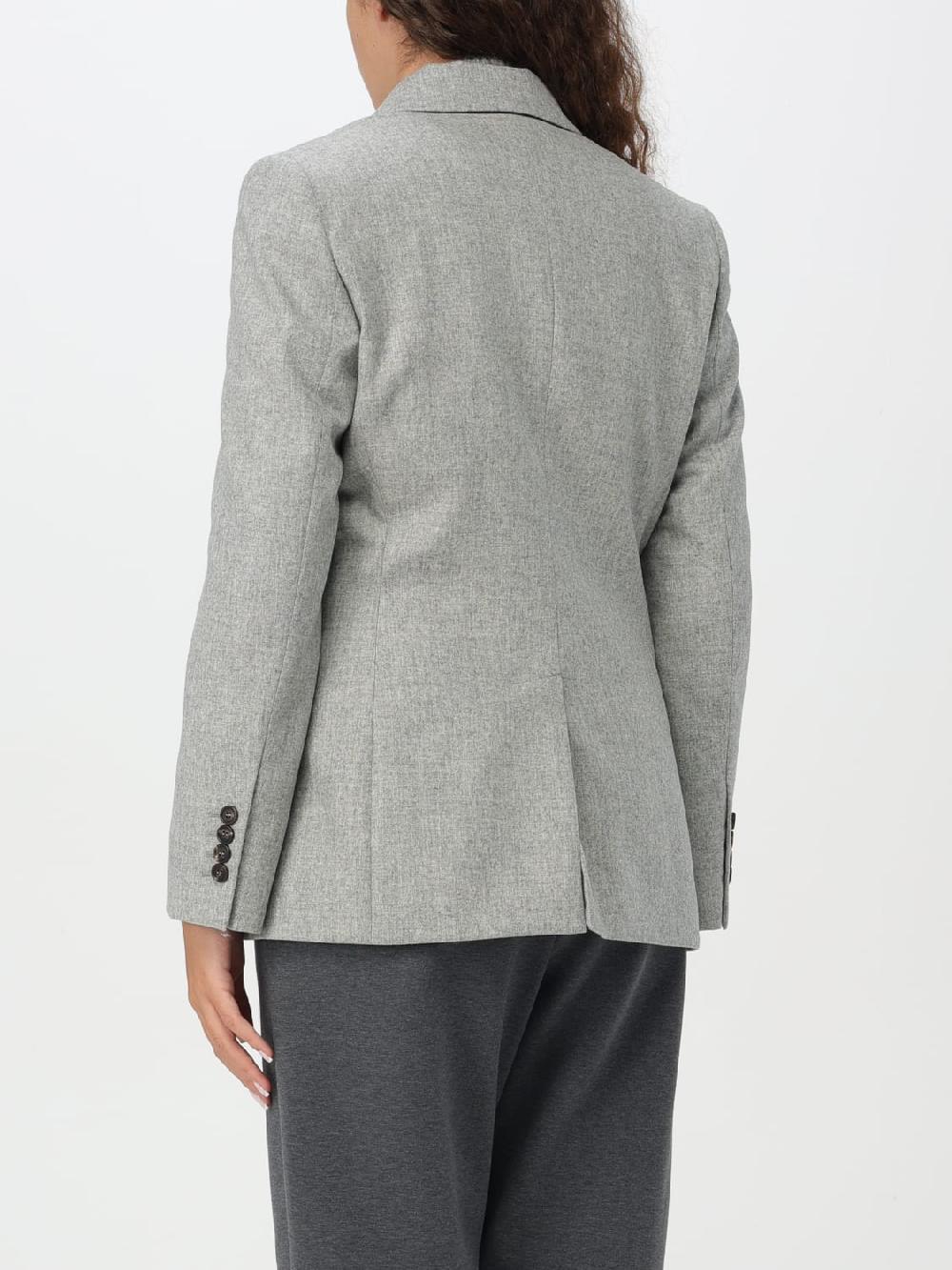 Giglio Blazer A Doppiopetto Brunello Cucinelli In Lana E Cashmere
