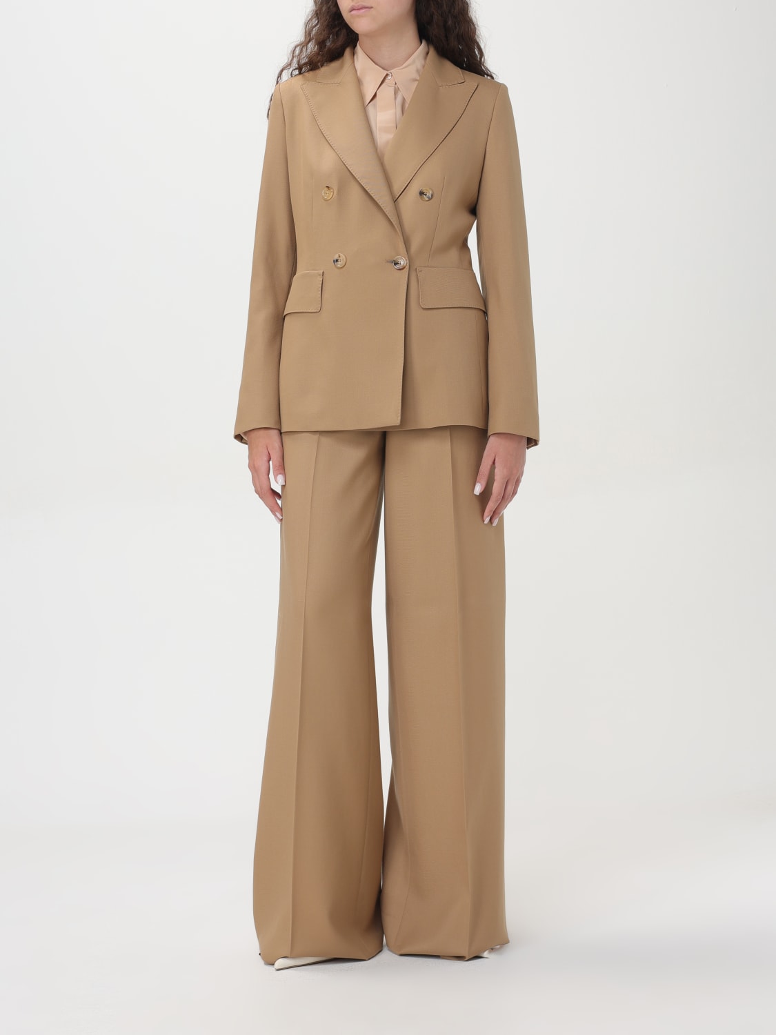 Giglio Blazer A Doppiopetto In Lana Vergine Max Mara