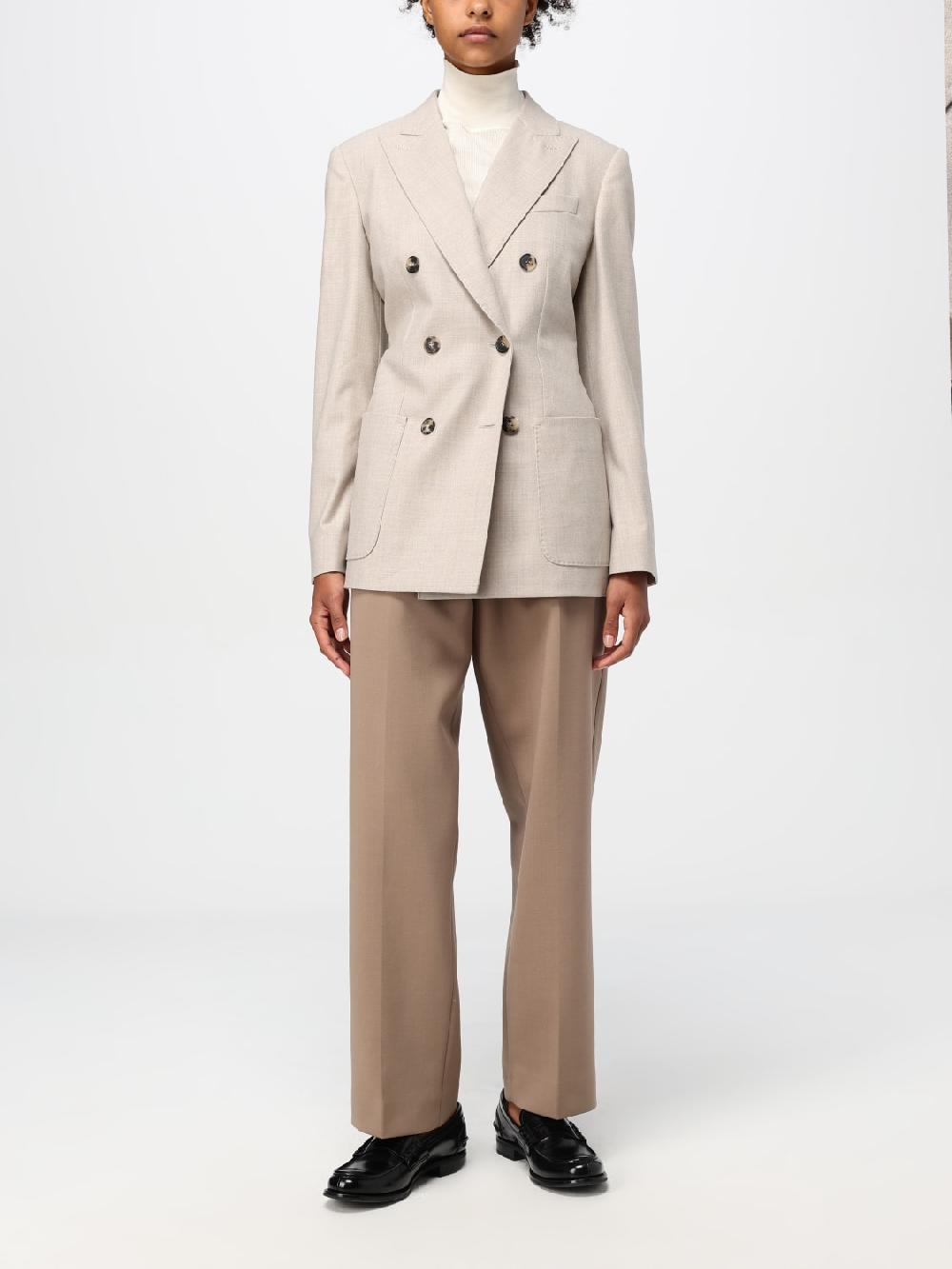 Giglio Blazer A Doppiopetto Max Mara In Lana E Cashmere