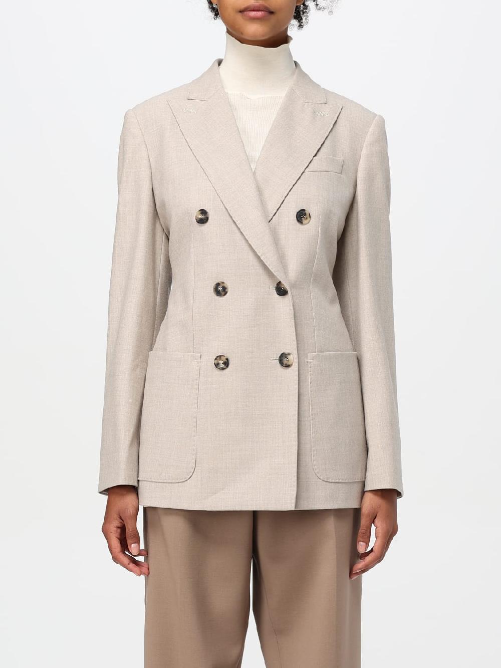 Giglio Blazer a doppiopetto Max Mara in lana e cashmere