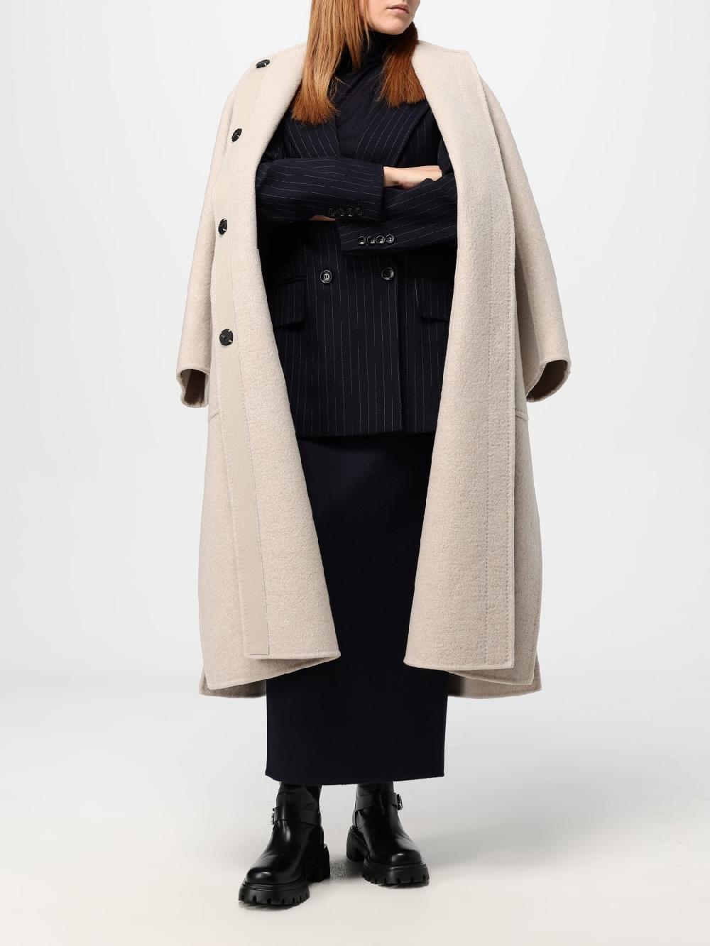 Giglio Blazer A Doppiopetto Max Mara In Lana Vergine