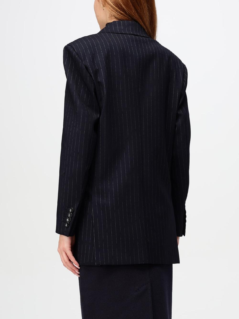 Giglio Blazer A Doppiopetto Max Mara In Lana Vergine