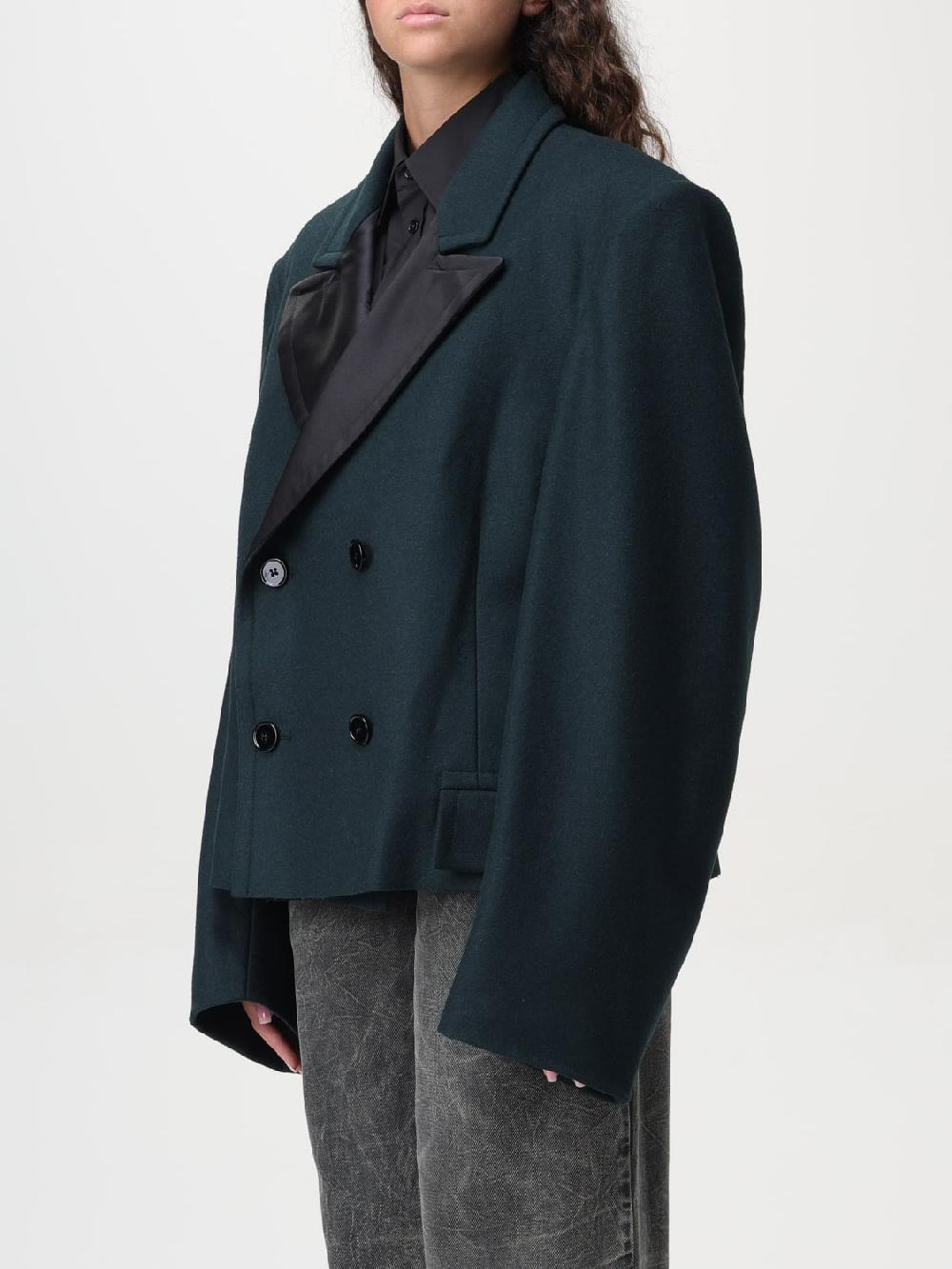 Giglio Blazer A Doppiopetto MM6 Maison Margiela In Misto Lana