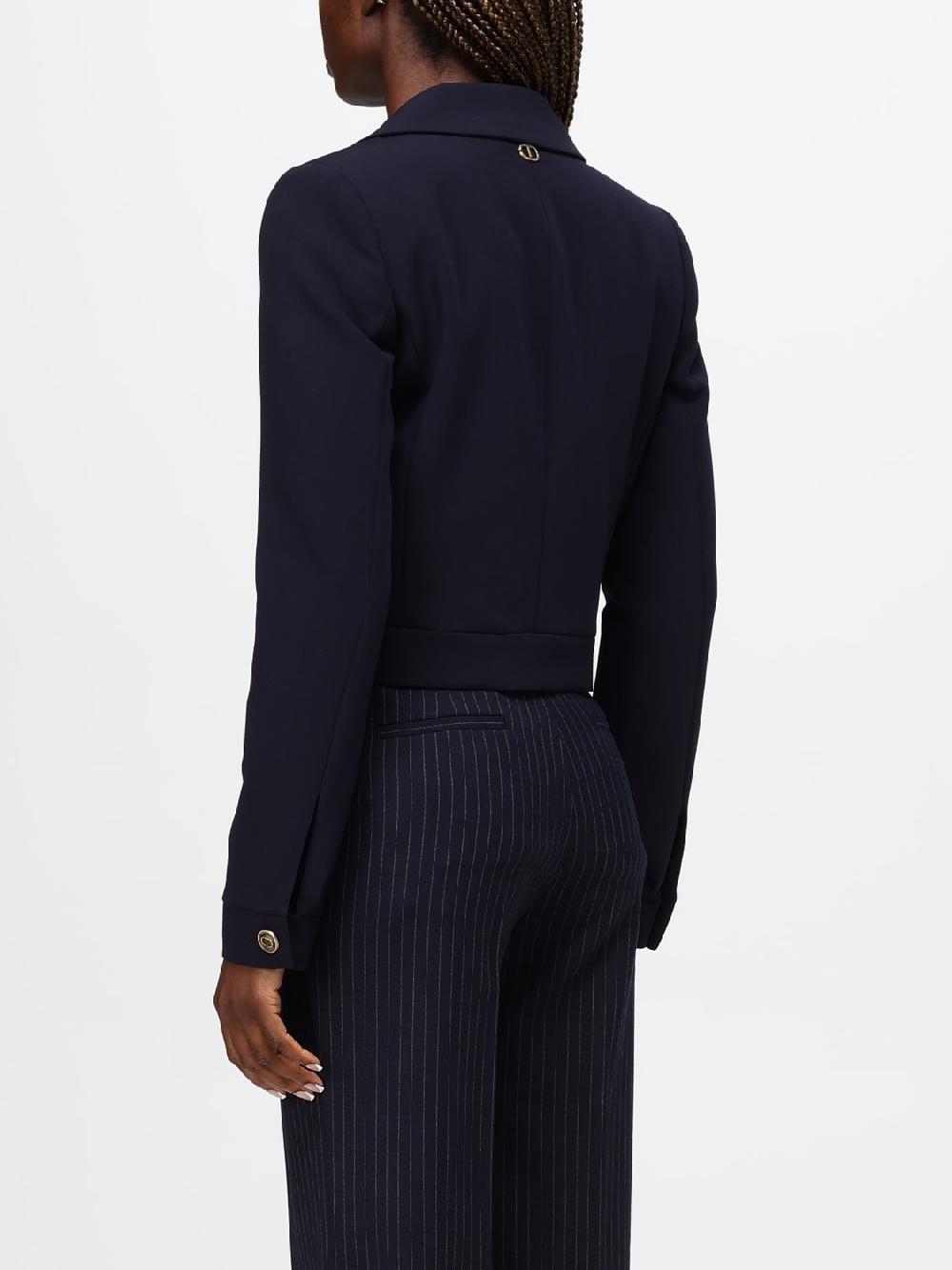 Giglio Blazer A Doppiopetto Twinset In Misto Viscosa