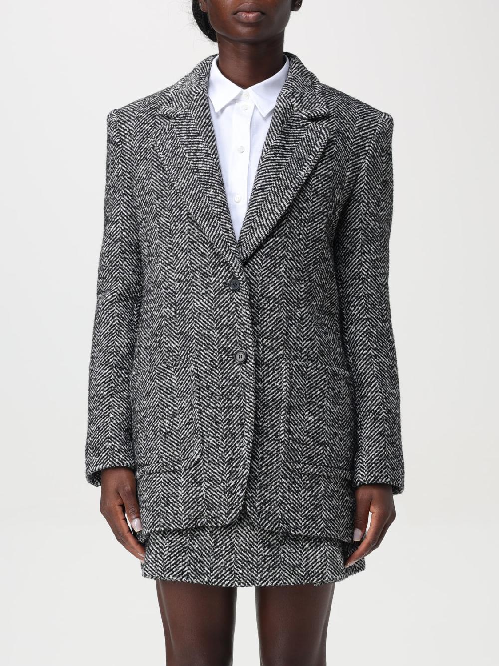 Giglio Blazer a monopetto Moschino Couture in misto lana