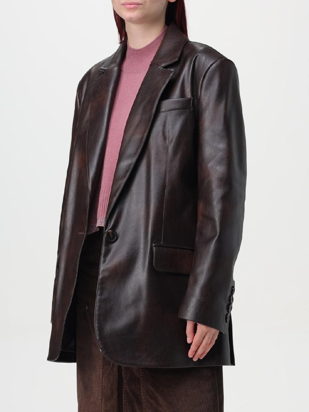 Giglio Blazer A Monopetto Pinko In Pelle Cruelty-free