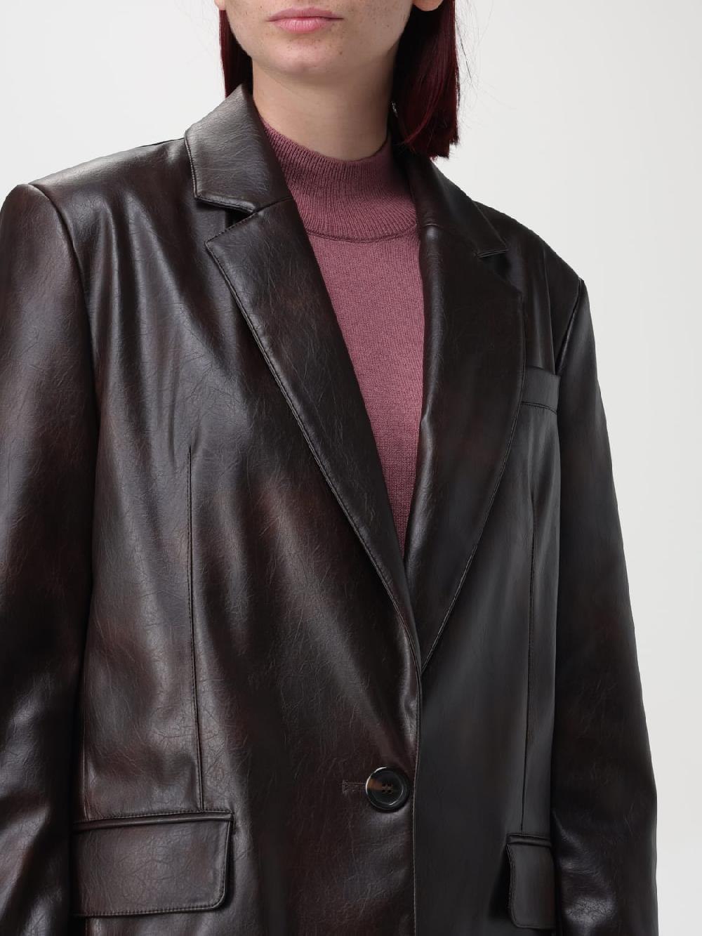 Giglio Blazer A Monopetto Pinko In Pelle Cruelty-free