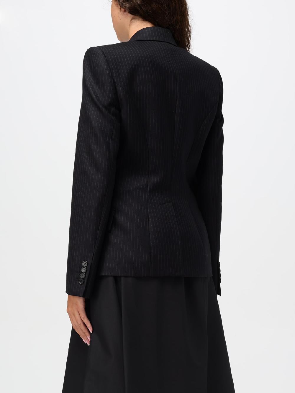 Giglio Blazer Alexander McQueen In Lana Con Motivo A Righe