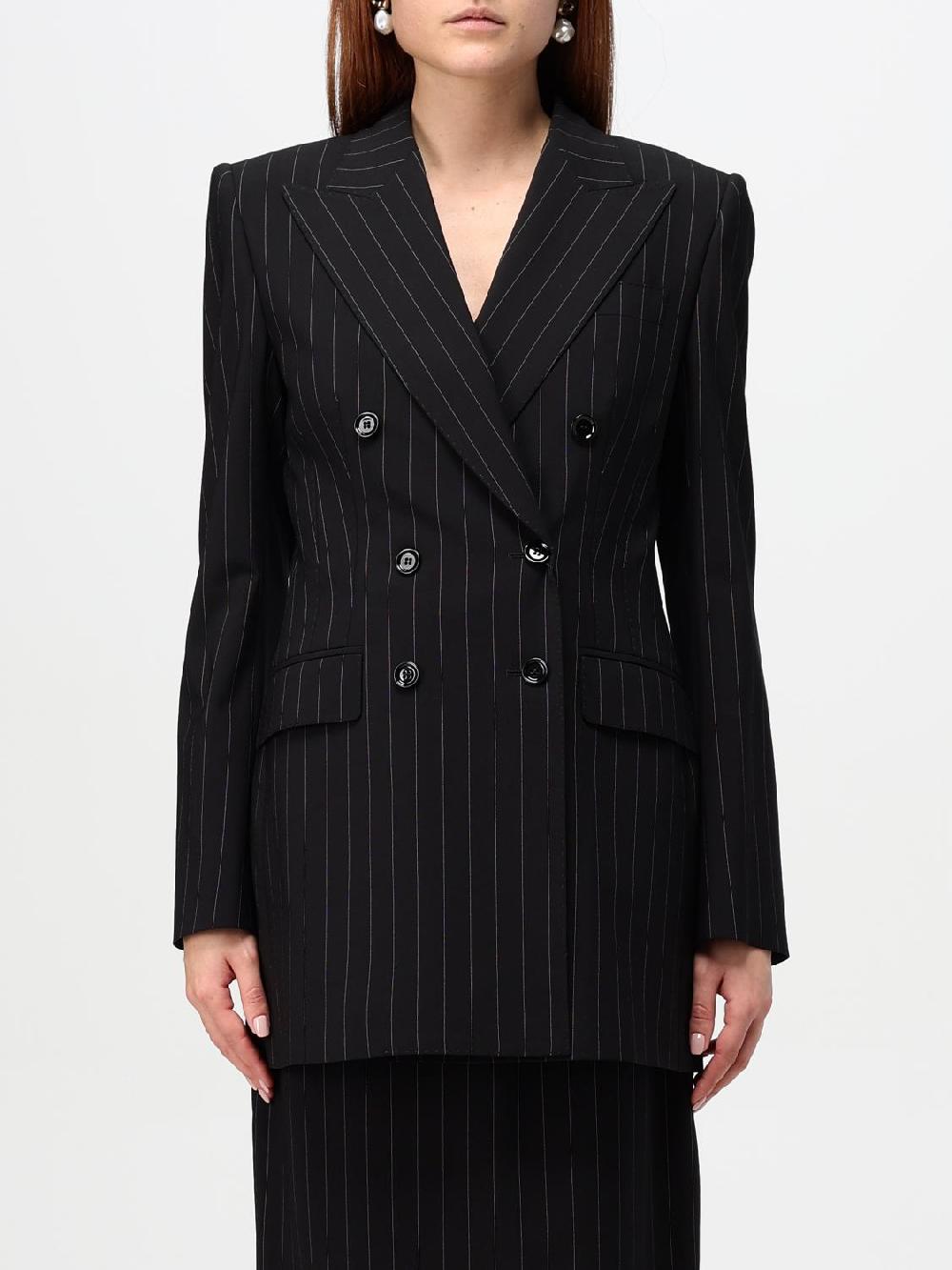 Giglio Blazer doppiopetto Dolce & Gabbana in lana vergine