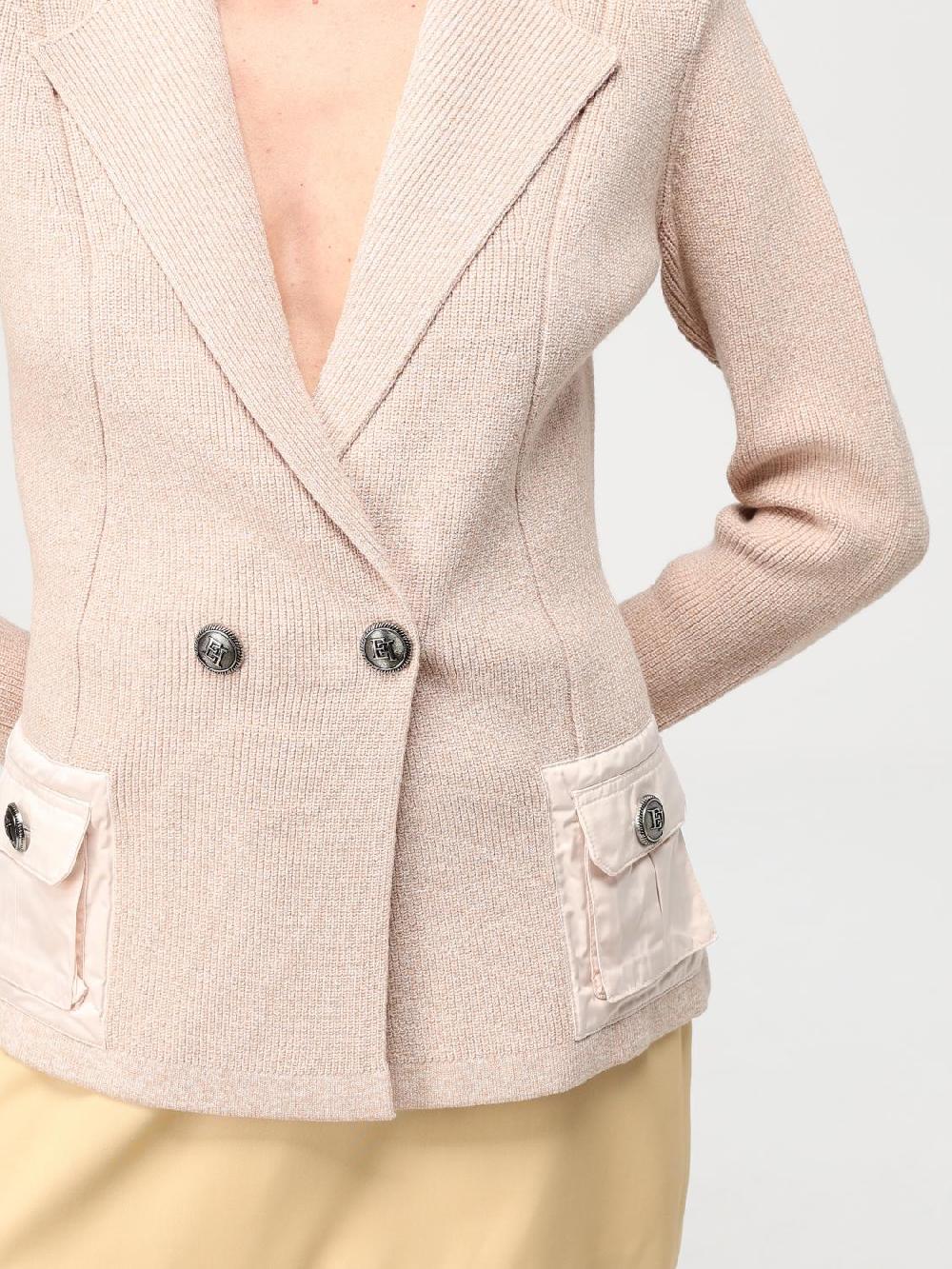 Giglio Blazer Doppiopetto Elisabetta Franchi In Tweed