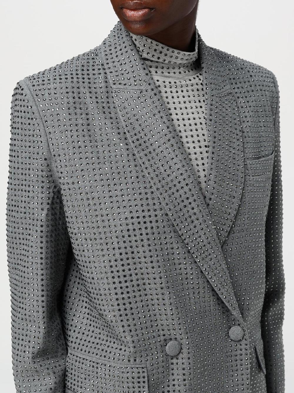 Giglio Blazer Doppiopetto Pinko In Misto Viscosa Con Strass