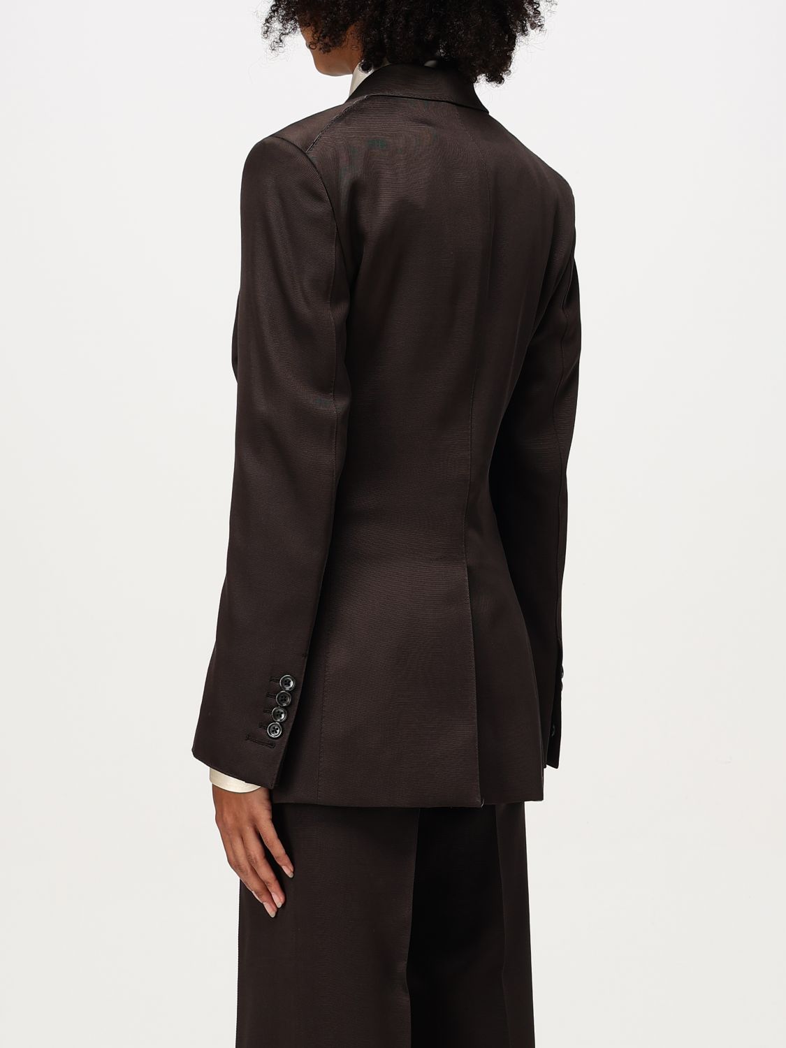 Giglio Blazer Doppiopetto Tom Ford In Lana Vergine E Seta