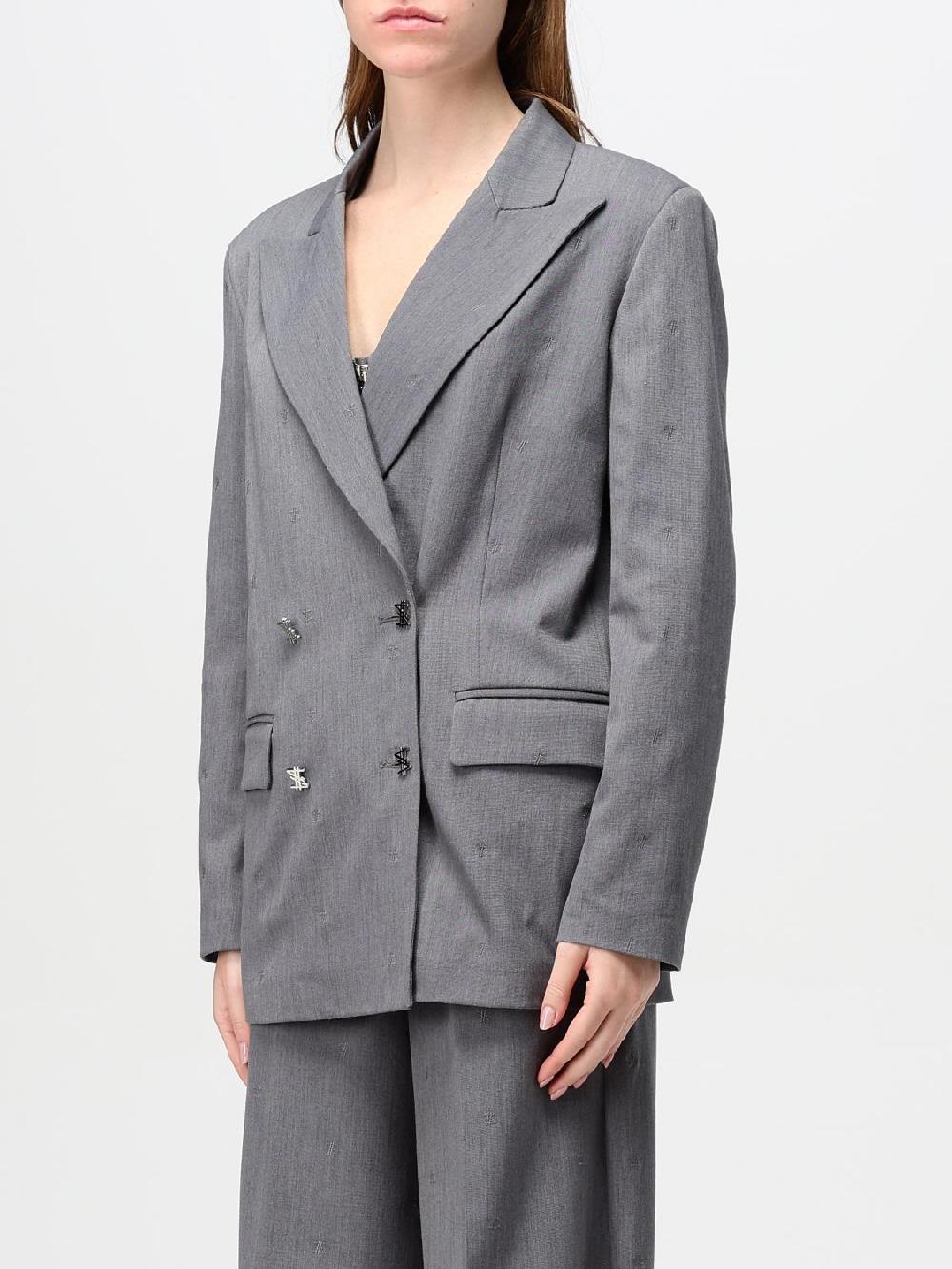 Giglio Blazer Doppiopetto Twinset - Actitude In Misto Viscosa