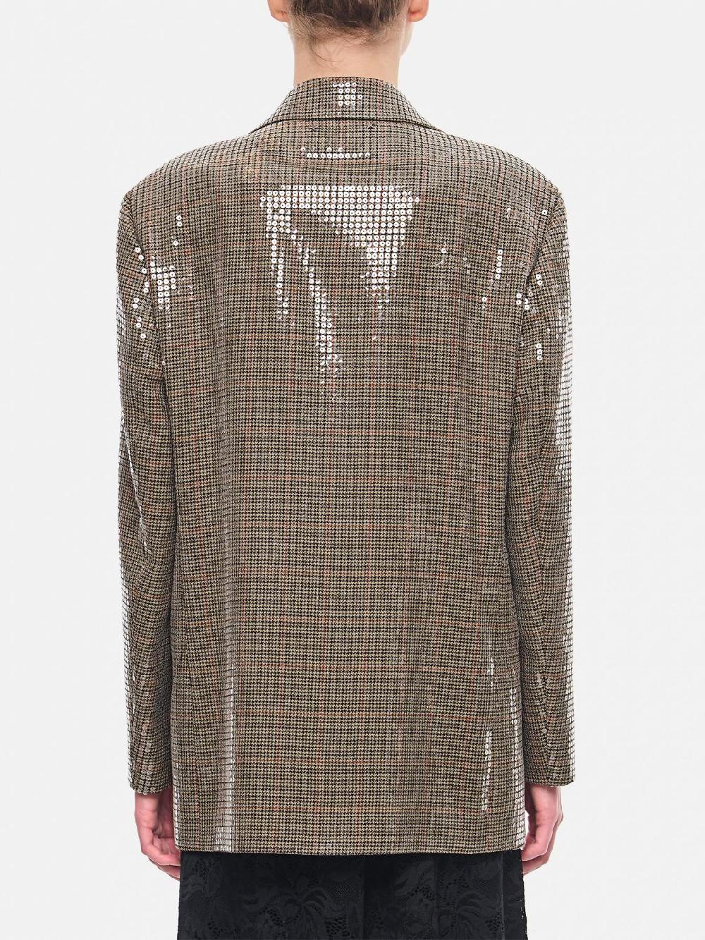 Giglio Blazer Golden Goose In Misto Lana Con Paillettes