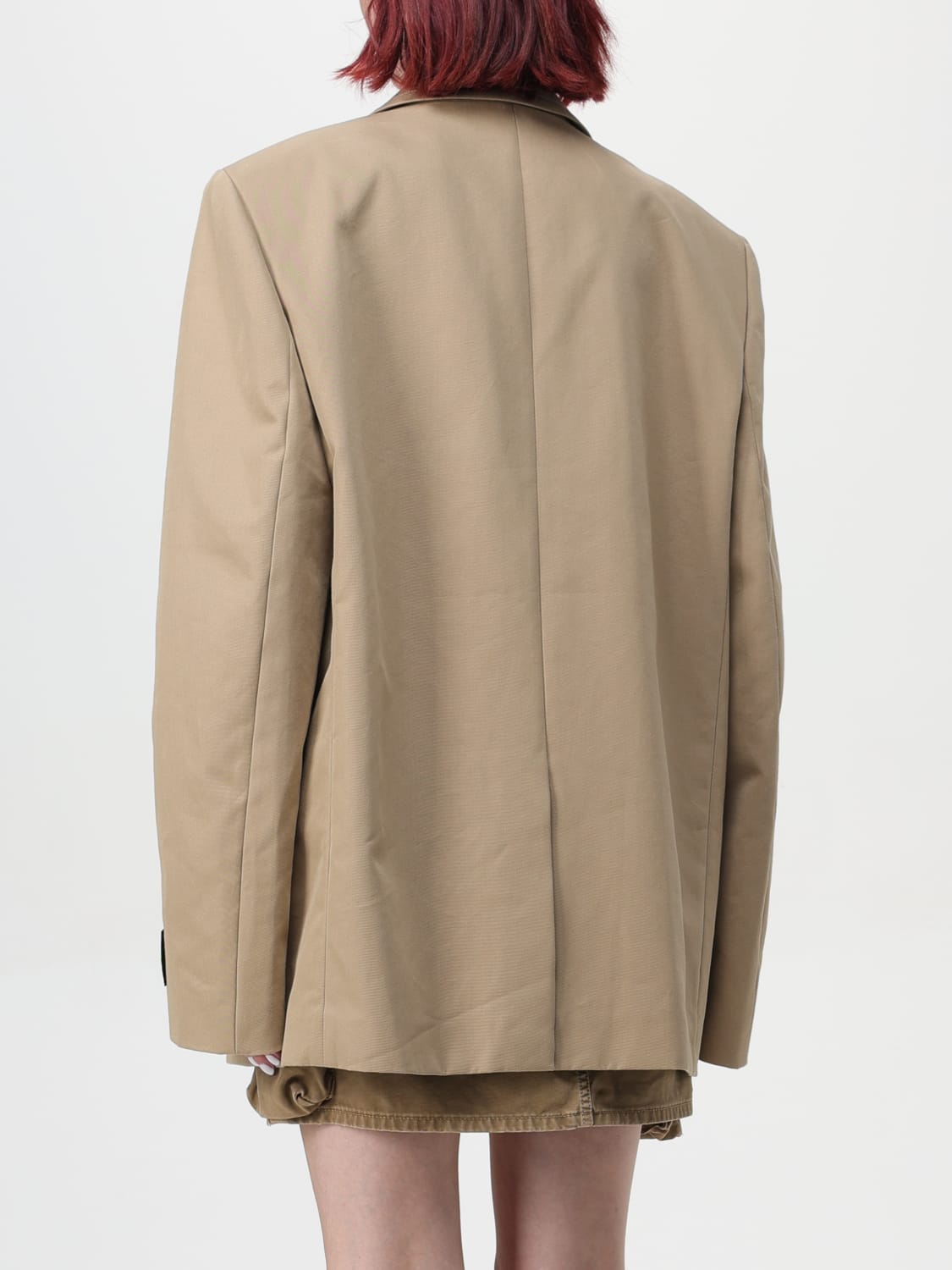 Giglio Blazer In Misto Cotone Oversize Alexander Wang