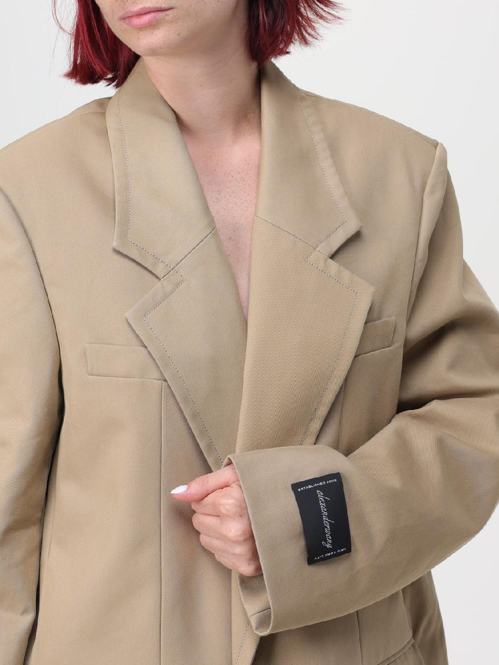 Giglio Blazer In Misto Cotone Oversize Alexander Wang