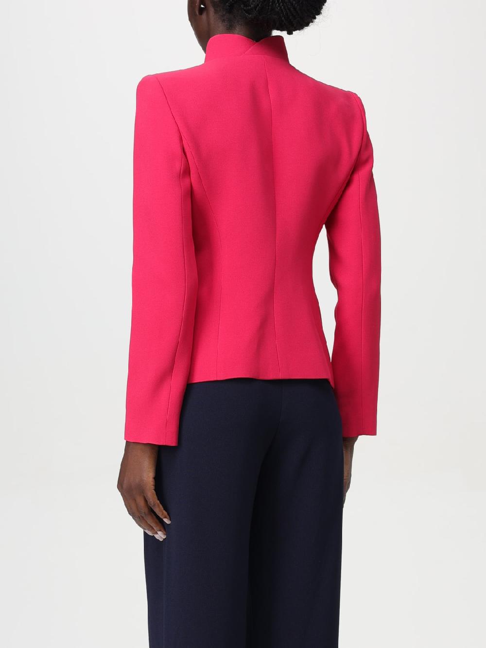 Giglio Blazer In Viscosa Emporio Armani Con Risvolti Rialzati