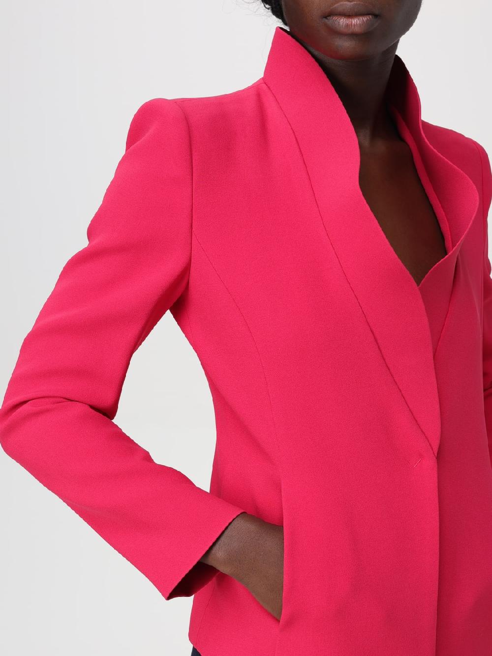 Giglio Blazer In Viscosa Emporio Armani Con Risvolti Rialzati