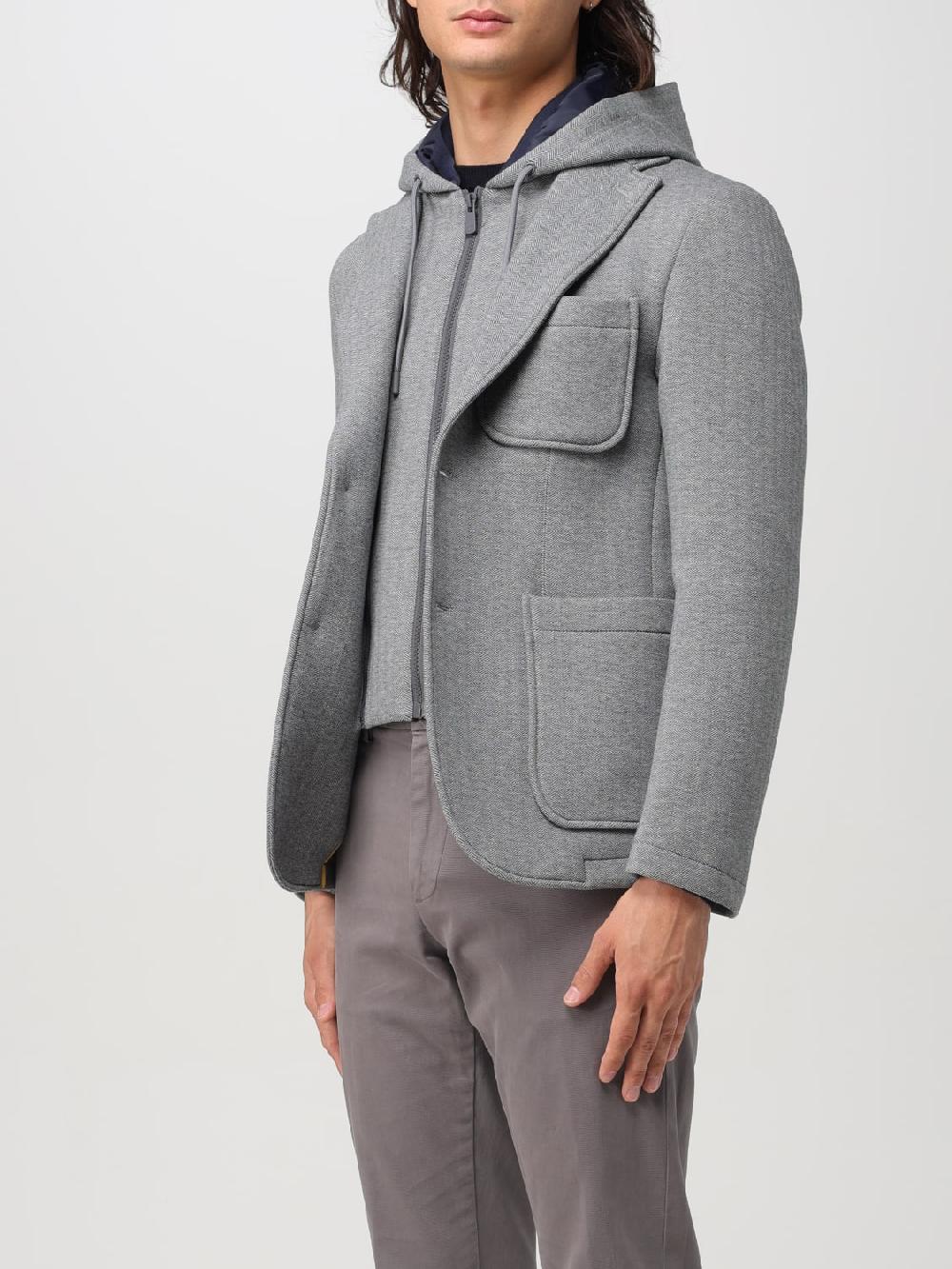 Giglio Blazer Manuel Ritz In Misto Cotone Con Cappuccio