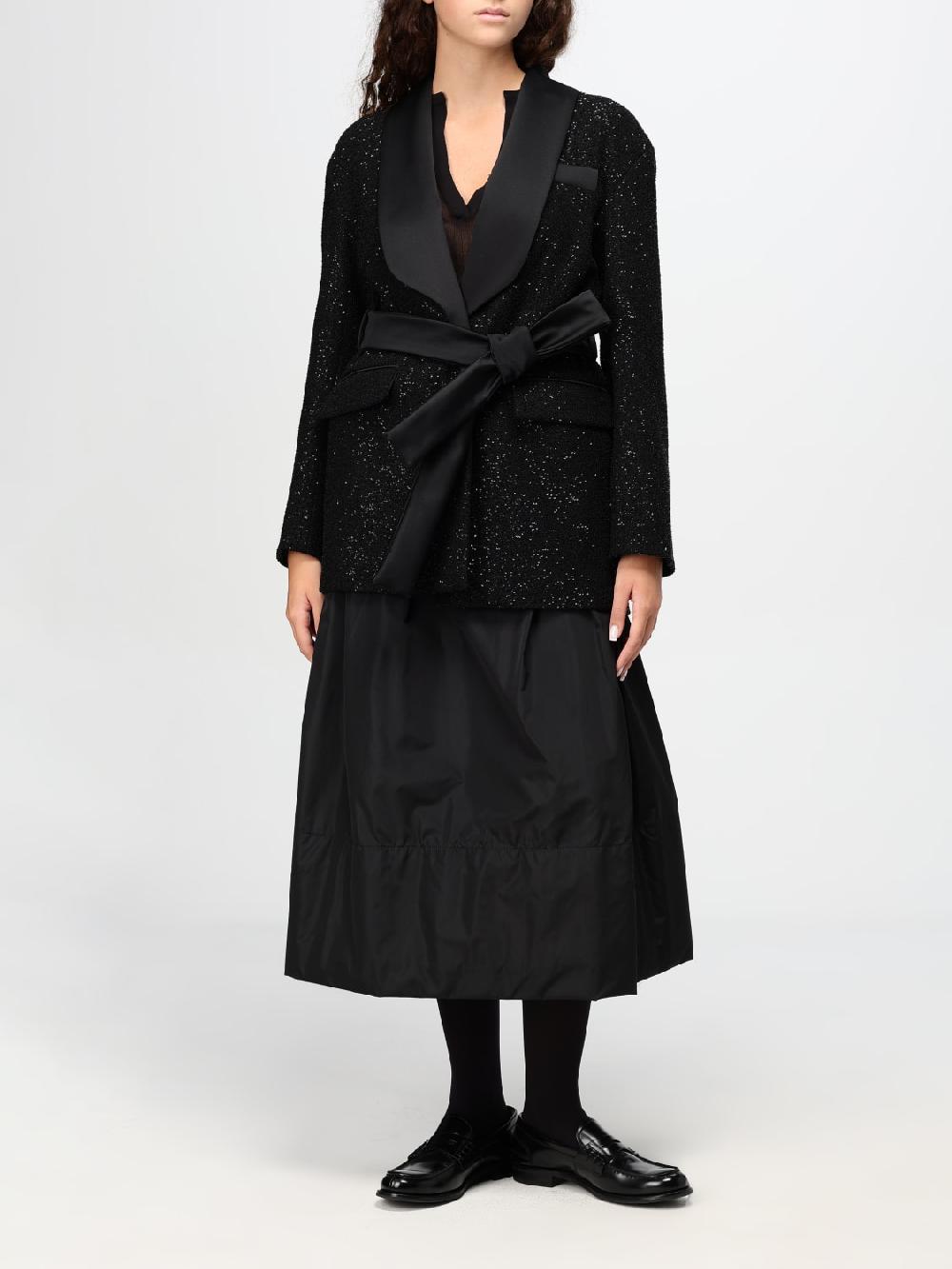 Giglio Blazer Max Mara In Misto Lana Con Paillettes