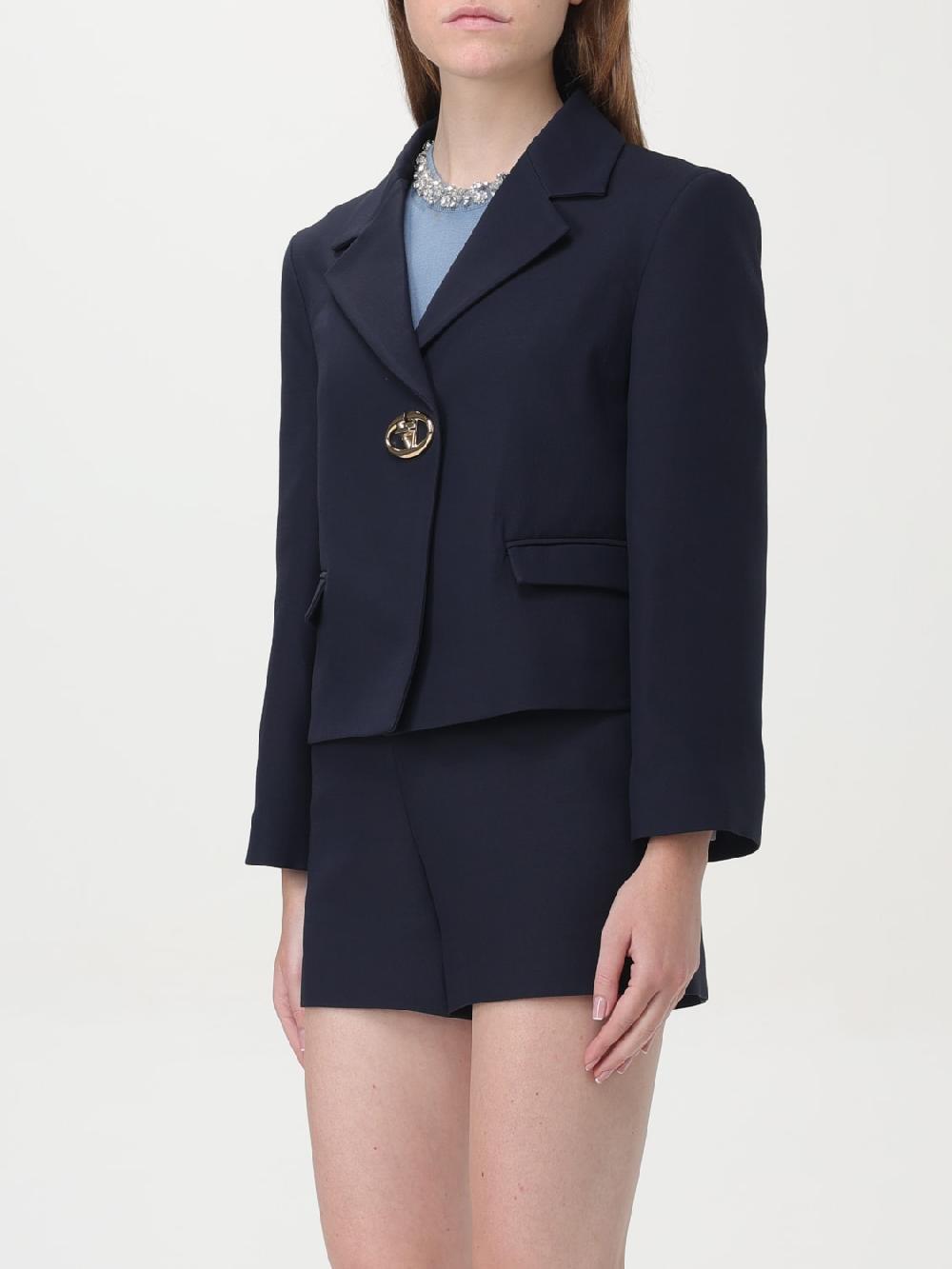 Giglio Blazer VLogo Valentino In Lana Vergine E Seta