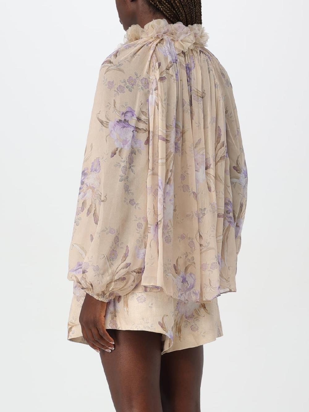 Giglio Blusa Zimmermann In Viscosa Con Stampa Floreale