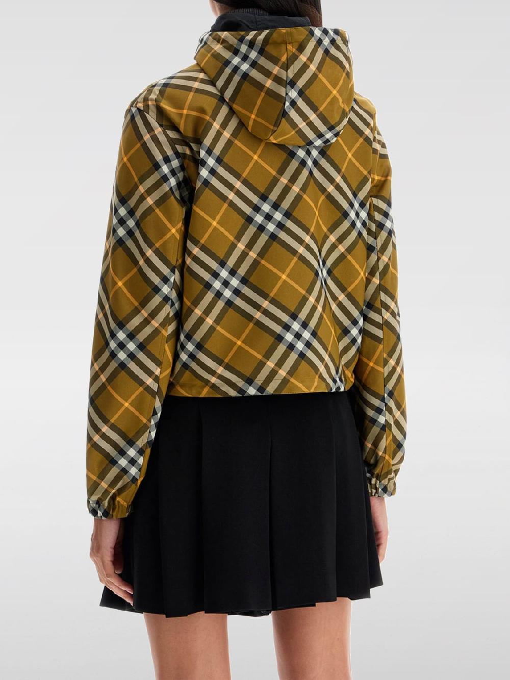 Giglio Bomber Reversibile Burberry In Nylon Stampato