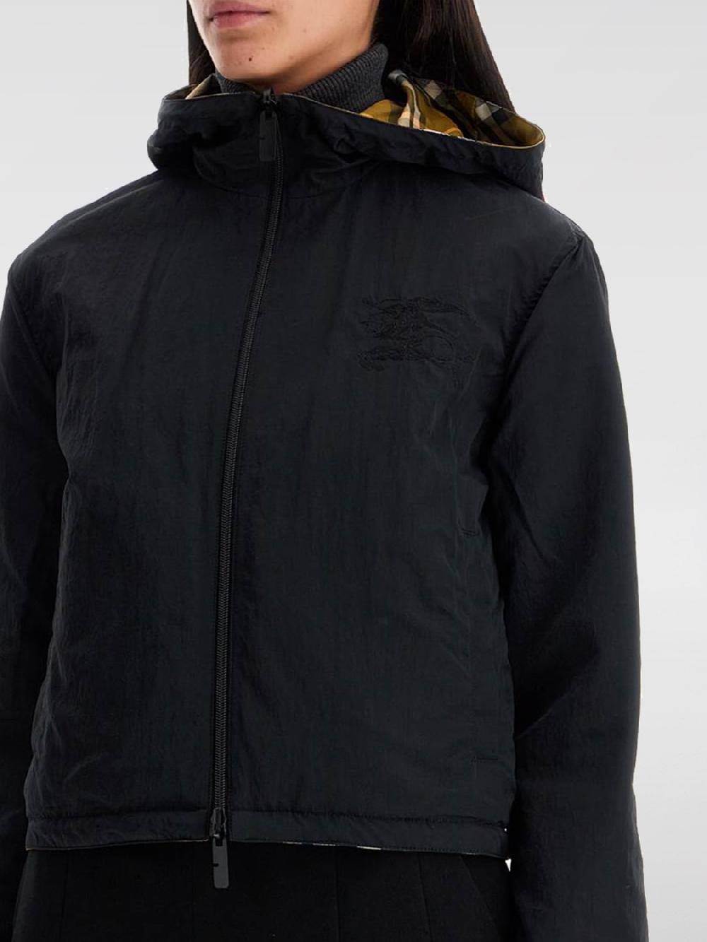 Giglio Bomber Reversibile Burberry In Nylon Stampato