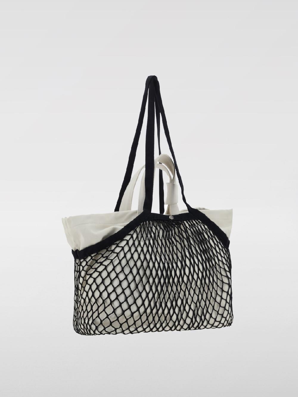 Giglio Borsa 24/7 Balenciaga In Canvas Di Cotone E Mesh A Rete