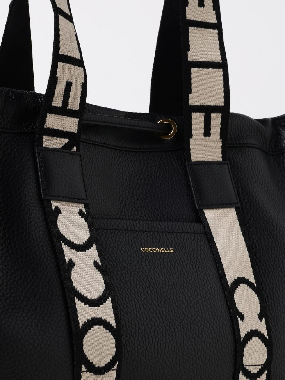Giglio Borsa 2Day Signature Coccinelle In Pelle A Grana