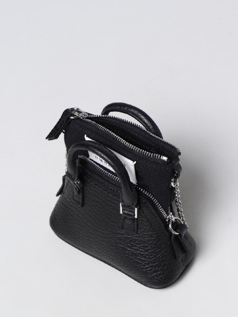 Giglio Borsa 5AC Baby Maison Margiela In Pelle A Grana E Canvas