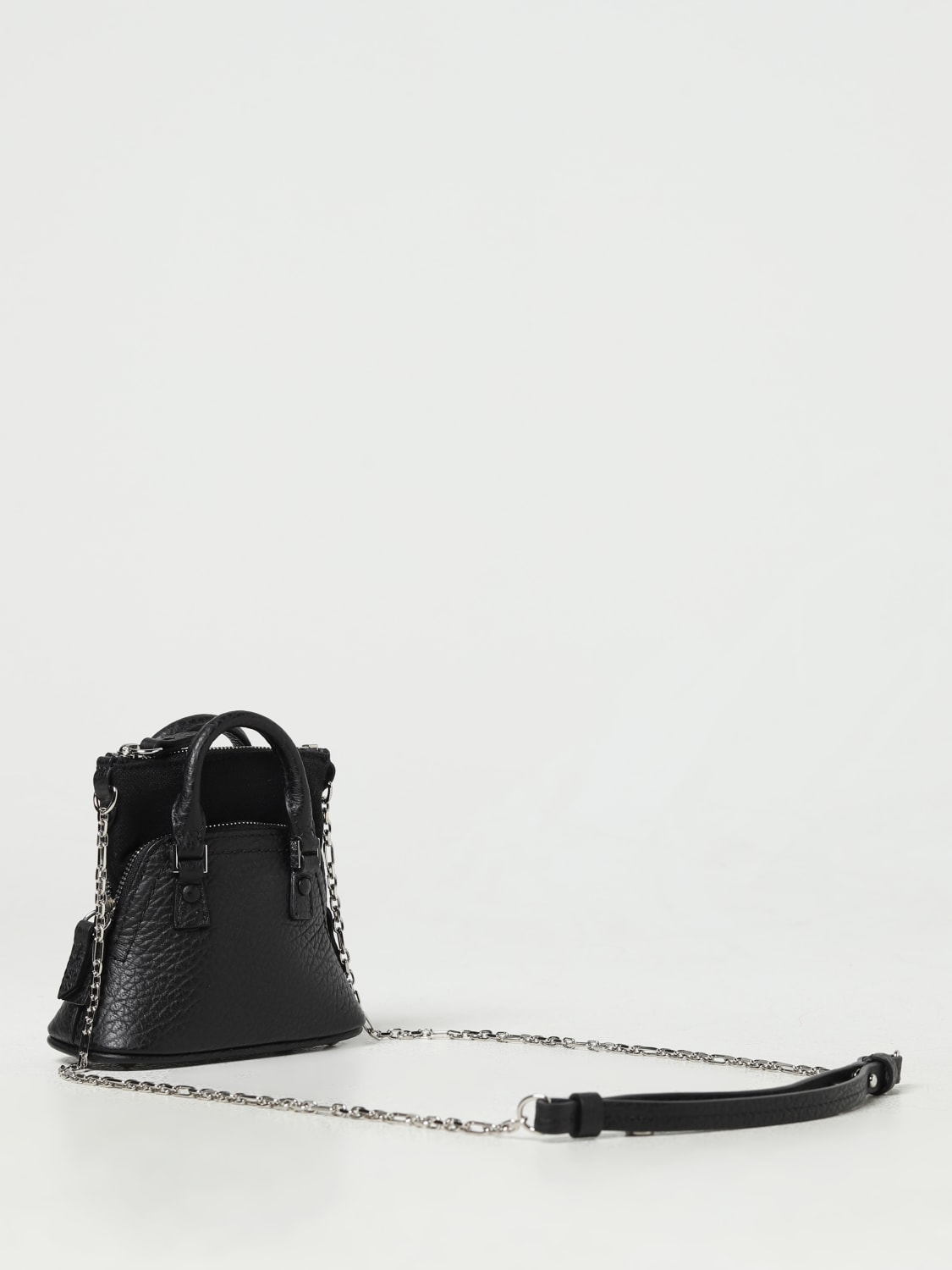 Giglio Borsa 5AC Classique Baby Maison Margiela In Pelle A Grana E Canvas