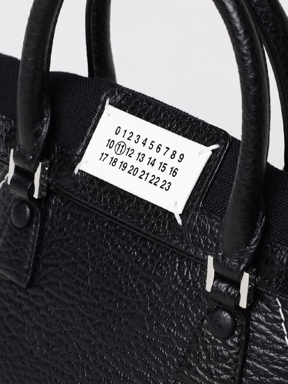 Giglio Borsa 5AC Maison Margiela In Pelle A Grana E Canvas