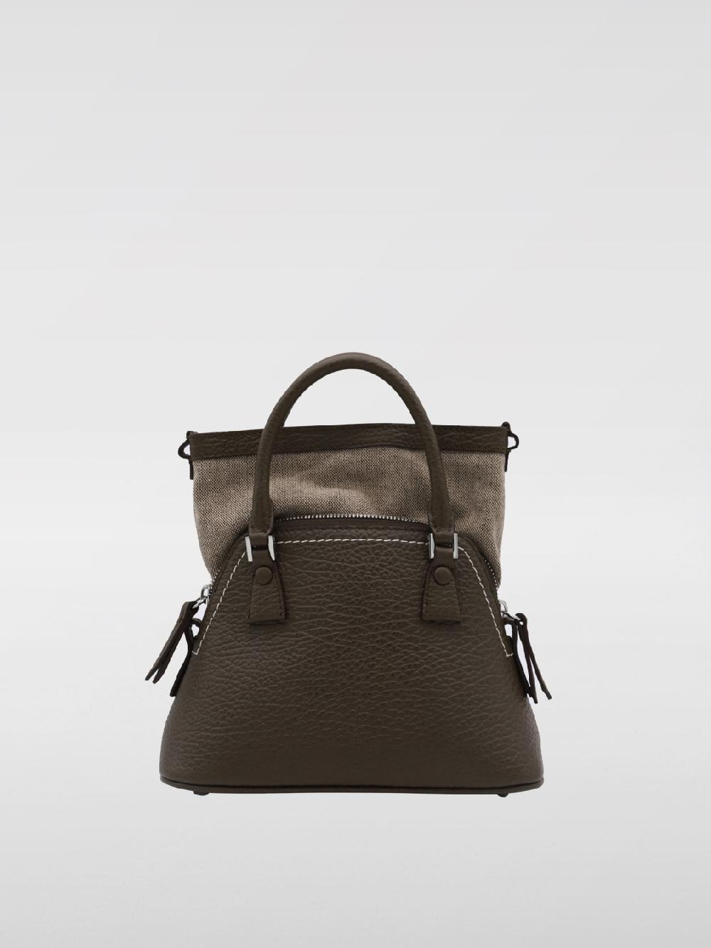 Giglio Borsa 5AC Maison Margiela In Pelle A Grana E Canvas