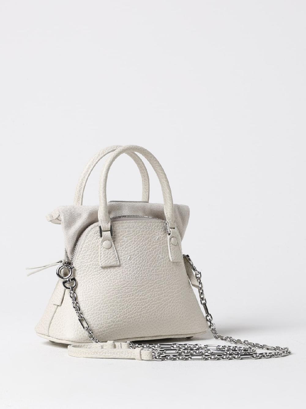 Giglio Borsa 5AC Maison Margiela In Pelle A Grana E Canvas