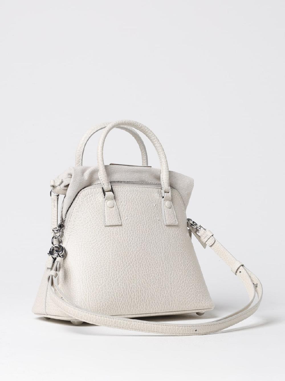 Giglio Borsa 5AC Maison Margiela In Pelle A Grana E Canvas