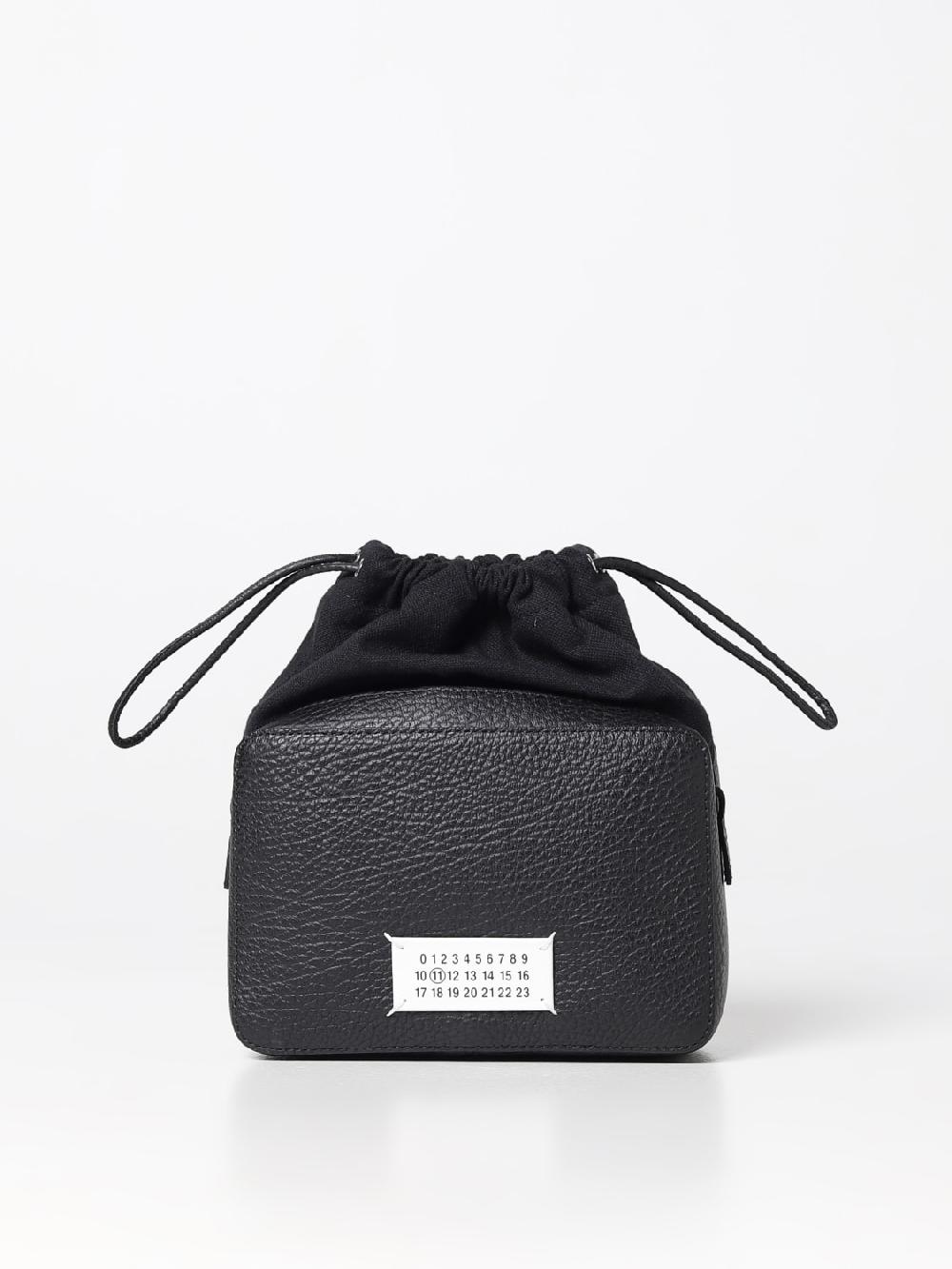 Giglio Borsa 5AC Maison Margiela in pelle a grana e canvas