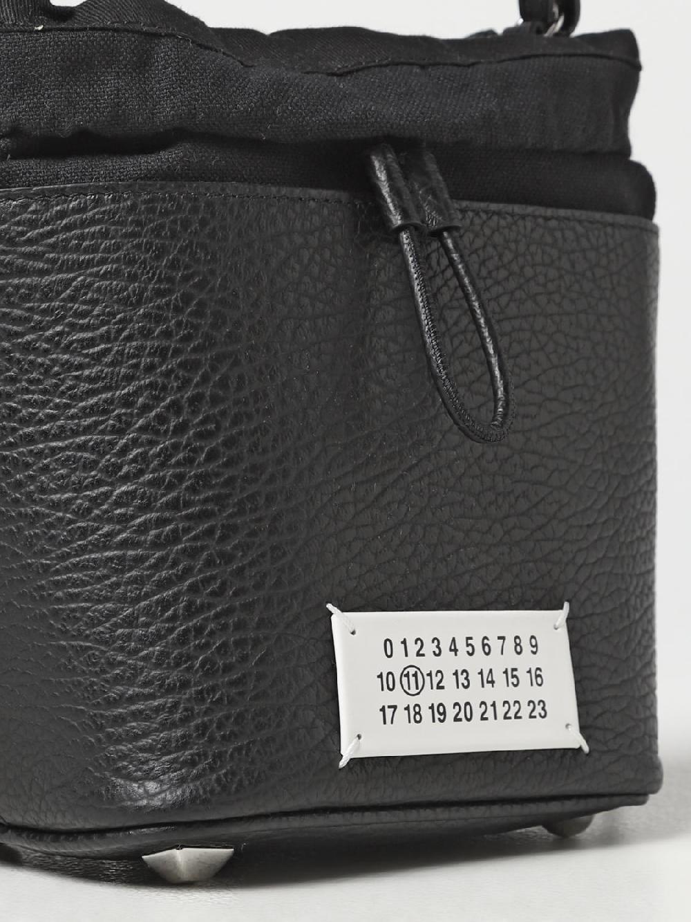 Giglio Borsa 5AC Maison Margiela In Pelle A Grana E Canvas