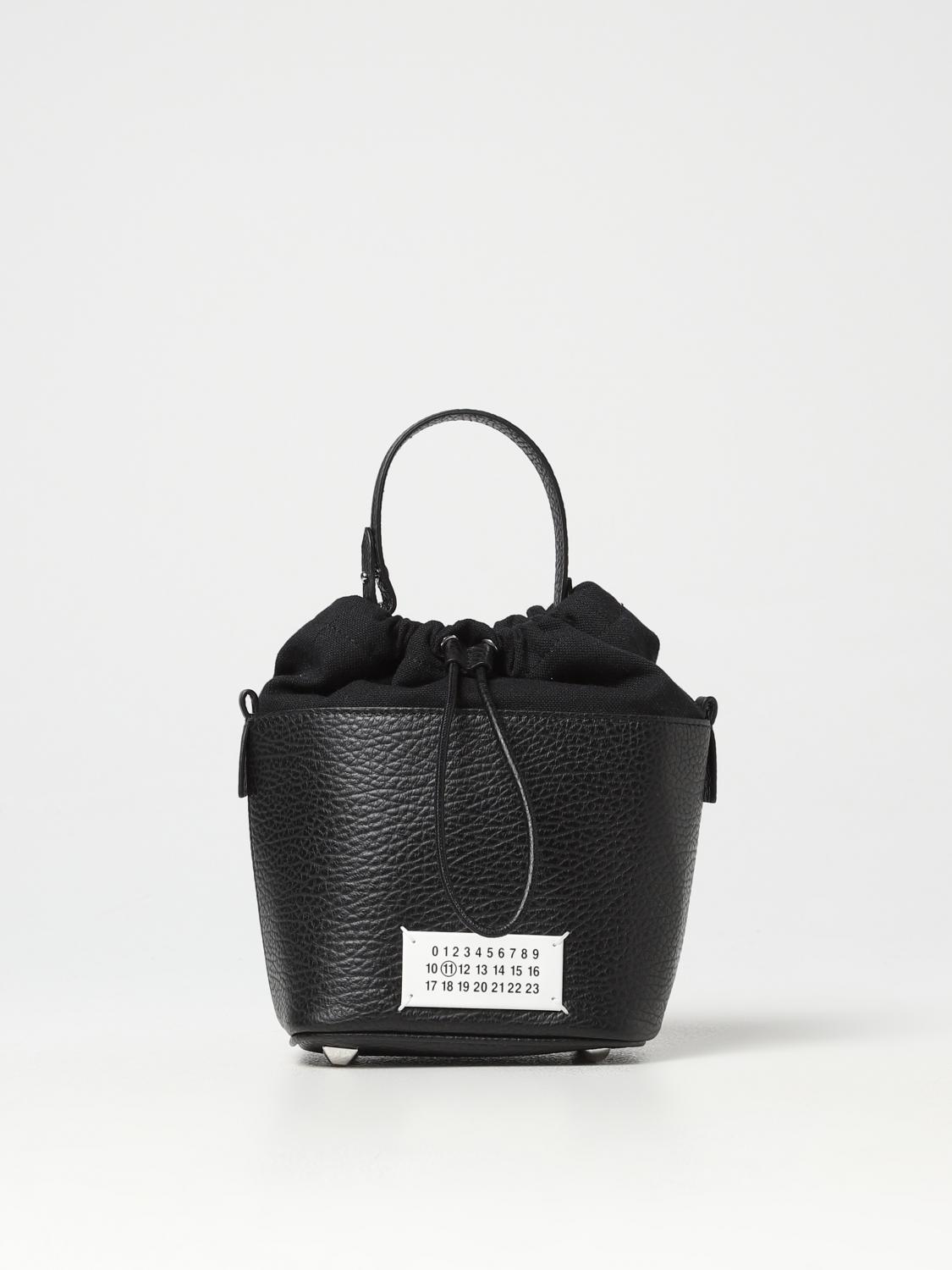 Giglio Borsa 5AC Maison Margiela in pelle a grana e canvas