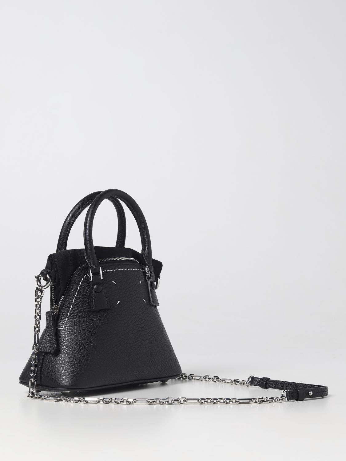 Giglio Borsa 5AC Maison Margiela In Pelle A Grana E Canvas