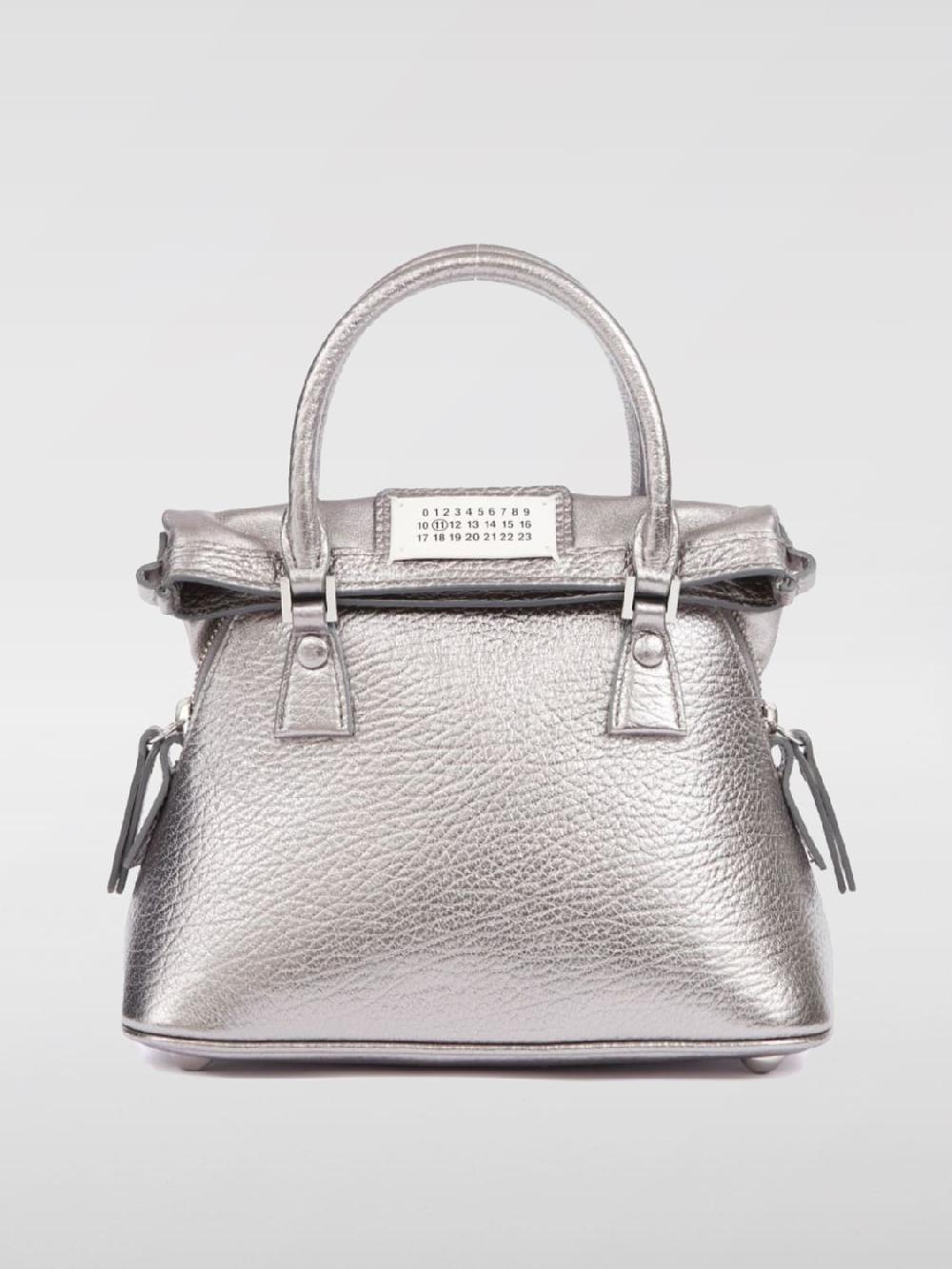 Giglio Borsa 5AC Maison Margiela in pelle a grana laminata