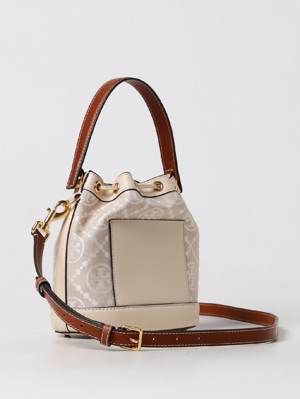 Giglio Borsa A Secchiello T Monogram In Jacquard Tory Burch